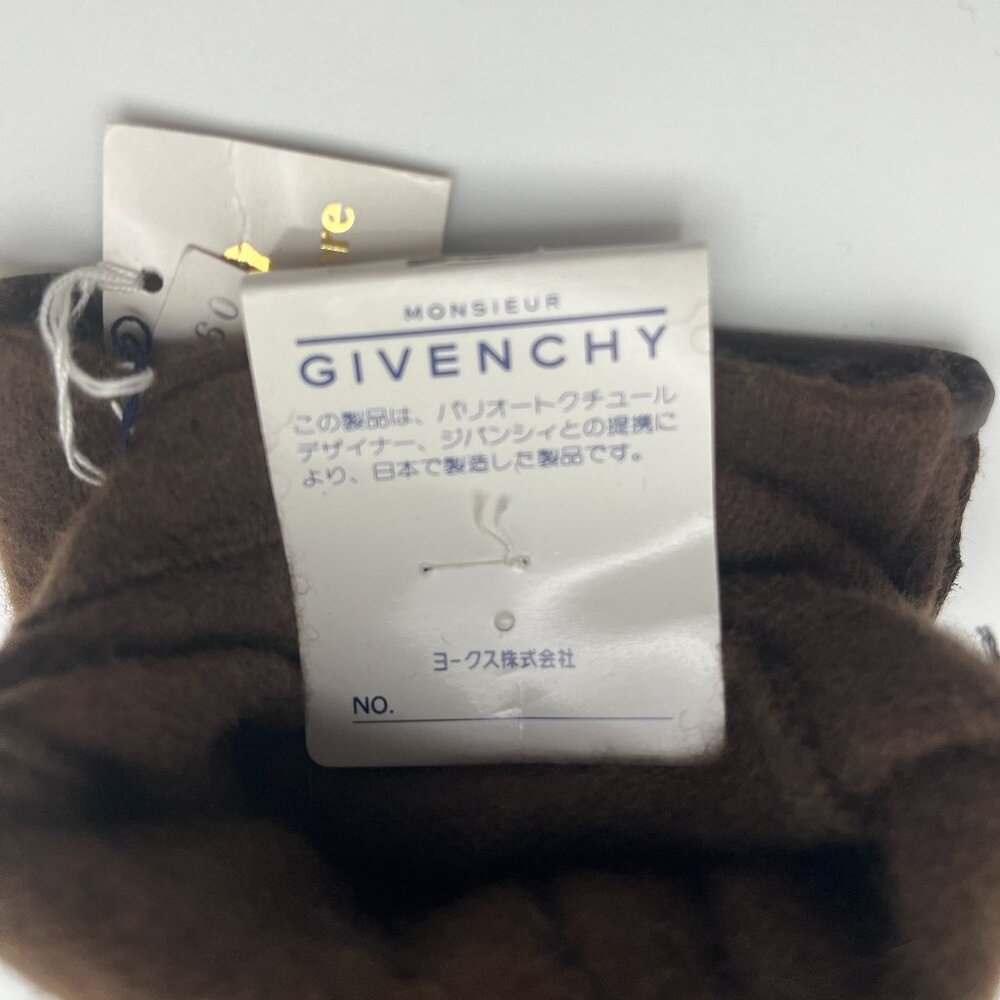 Men's Givenchy Leather and Cashmere Gloves - Picture 5 of 6